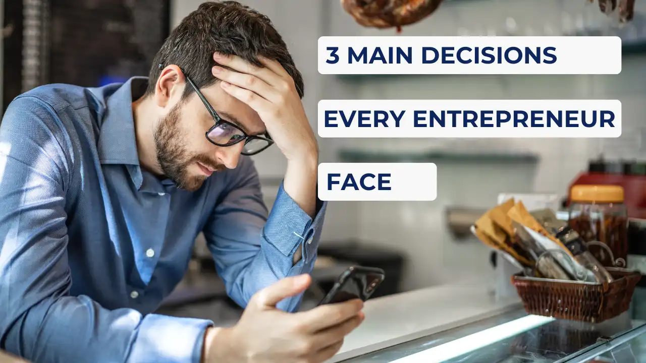 main decisions every entrepreneur face