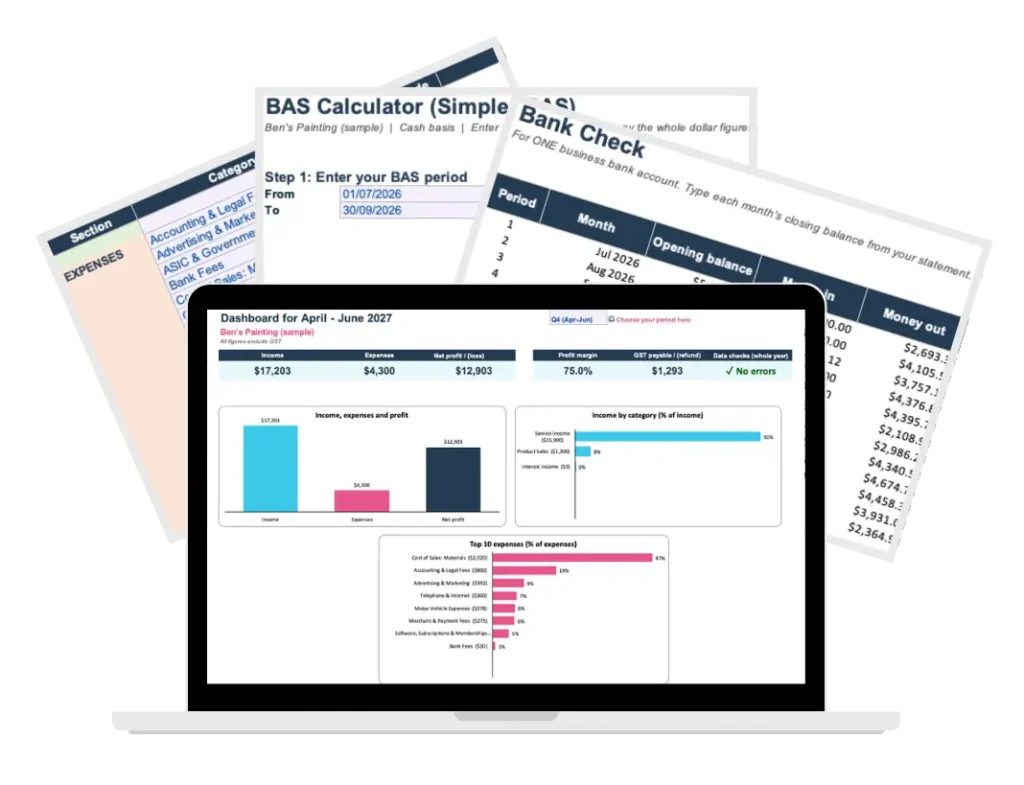 Small Business Bookkeeping Spreadsheet