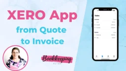 From quote to invoice in Xero App
