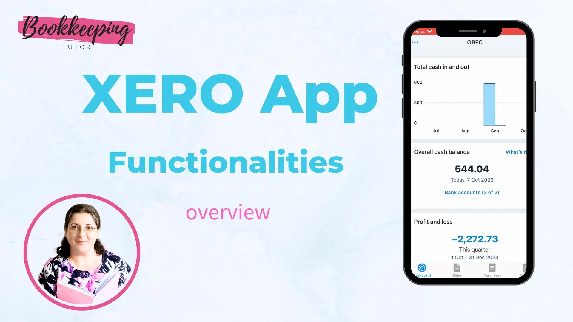 Xero App's functionalities