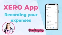 Recording expenses in Xero App