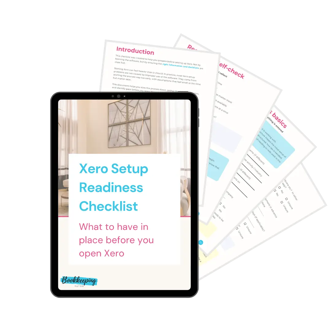 Xero Readiness Checklist
